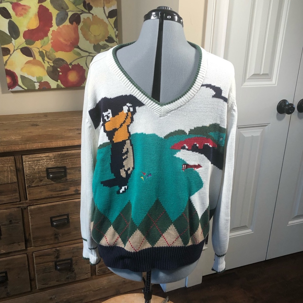 Vintage Hathaway Golf 90’s Sweater  Large